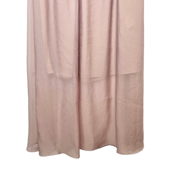& Other Stories Blush Crepe Women’s Fairy Maxi Overlay Skirt M - Picture 6 of 12